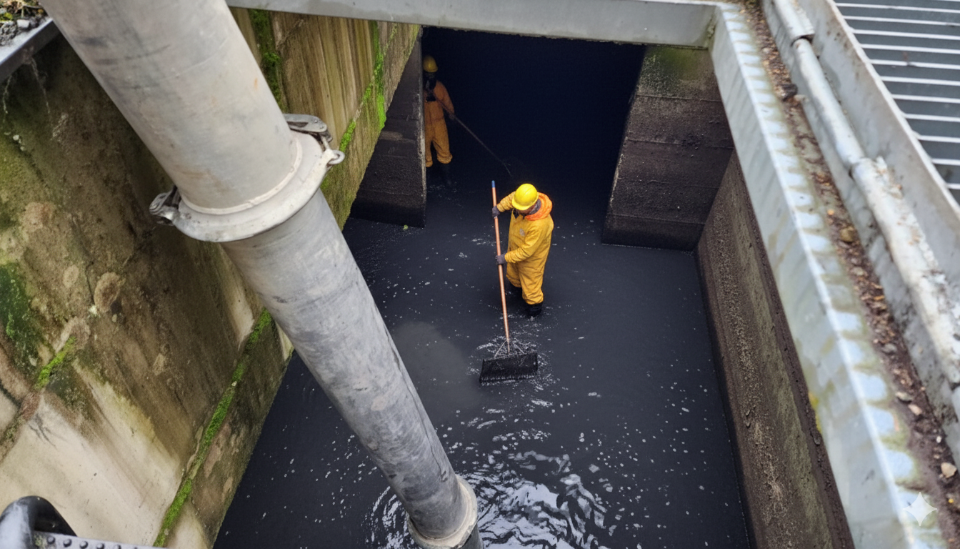 Underground vault inspection and maintenance by Clean Slate Innovations